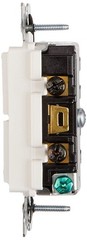 15 Amp, 120/277 Volt, Decora Brand Style 3-Way / 3-Way AC Combination Switch,…