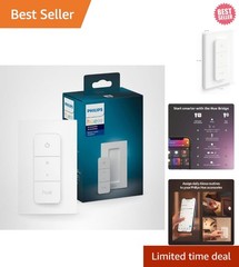 Philips Hue White Smart Dimmer Switch – Enjoy Seamless Light Control Anywhere
