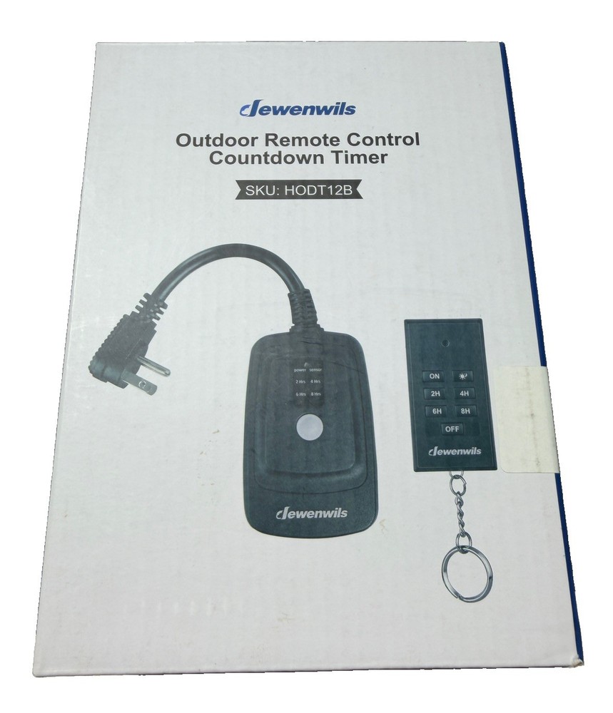 New in box – Dewenwils Outdoor Remote Control Countdown Timer ~~ HODT12B ~~