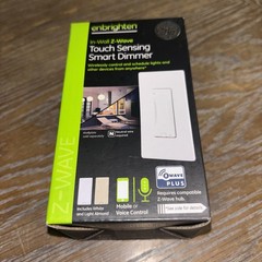 Enbrighten By GE In-Wall Touch Sensing Smart Dimmer Switch Z-Wave Wireless New