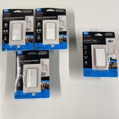 LOT x4 myTouchSmart Digital In-Wall Motion Sensing Switch + Programmable Timer