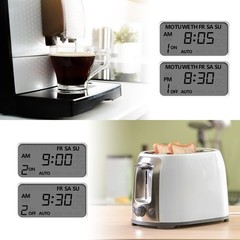 BN-LINK Indoor Digital Timer Outlet, Single 1Outlet,1-Pack, White（1pack）