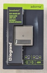 Legrand Adorne Motion Sensor Switch Auto On/Off ASOS32M4 SensaSwitch