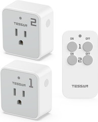 Remote Control Outlet Plug, Wireless Light Switch Kit 100Ft RF Range