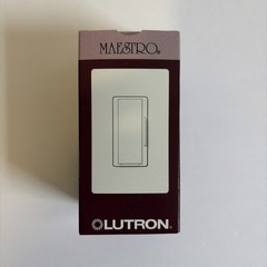 Lutron Maestro MA-R-BL Companion Dimmer Black Electrical Switch New in Box