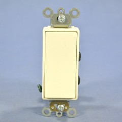 Leviton 5624-2A Almond Scratched Decora Rocker Wall Light Switch 4-Way 20A Bulk