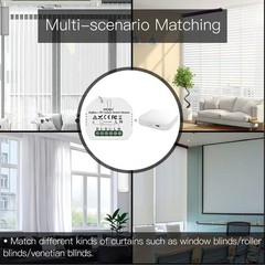 WiFi Mini Smart Curtain Module: Roller Blinds/Shutter Motor, Tuya Smart Life App