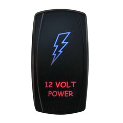 Dual Rocker Switch ON OFF 5 Pin Car Boat Marine SUV ATV 12V 24V BLUERED LED
