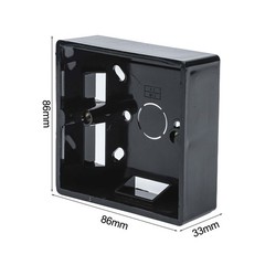 Heat Resistant and Proof 86 Type Switch Socket Box for Wall Installation