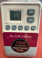 Autochron Timer Wireless Wall Switch Toggle Programmable plastic FREE SHIPPING!