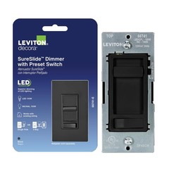 Leviton SureSlide LED Advanced Dimmer Switch for 150W Dimmable LED, Halogen a…