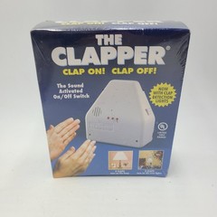 THE CLAPPER Sound Activated On/Off Switch CLAP ON/CLAP OFF NEW IN BOX
