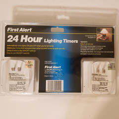 First ALERT 24 Hour Lighting Timers Pack Of 2