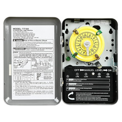 T104 Mechanical Timer Switch,208-277V AC DPST 40A,Pool Pump Switch,Heavy Duty Po
