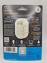 My Touch Smart By Jasco GE 26892 Indoor Simple Plug-In Digital Timer White