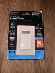 MYTOUCH Smart SIMPLE SET IN-WALL DIGITAL TIMER JASCO 26893-P1