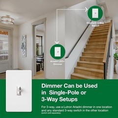 Ariadni/Toggler LED+ Dimmer Light Switch for Dimmable LED, Halogen and Incand…