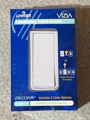 New Leviton Decora White/Ivory/Almond Vizia 120V Light Switch Remote VZ0SR-10X