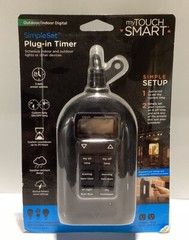 MyTouchSmart 26898-P2 Simple Set Plug-In Dual Digital Indoor/Outdoor Timer