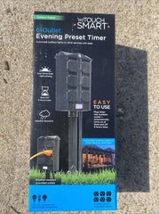 My Touch Smart Outdoor Digital 6 outlet Evening Preset Timer – New in Opened Box
