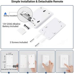 DEWENWILS Wireless Light Switch Remote Control Outlet Remote Power Wall Switch