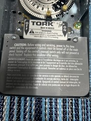 Tork 1109A – 120v 24-Hour Timer, DPST