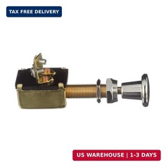 Seachoice Heavy Duty 2-Position Push-Pull Switch, On/Off