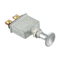 switch 75A Push/Pull Switch 6-28V 2 Position with On-Off Chrome Knob
