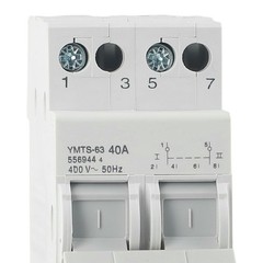 Circuit Breaker Transfer Switch 1 for Pc 2P 63A 8KA Dual Power Manual Tool