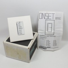 Lightolier OH1500 Onset Digital Dimmer Single Pole 1500VA 120V White