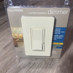 Lutron Diva Duo Dimmer Single Pole Almond Decora