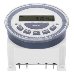 electronic Programmable Timer 12 Volt DC 30A 50/60Hz LCD Digital Display Timer