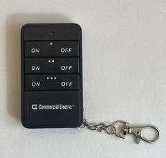 Commercial Electric YLT-42B-3C 3-Channel Wireless Outlet Remote Replacement Only