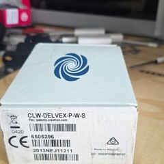 Crestron CLW-DELVEX-P-W-S Low Voltage LED Wall Dimmer Switch White DPST