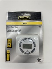 Defiant Indoor Digital Timer 458148 for Automating Lamps, Lights – Programmable