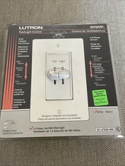 Lutron Skylark 1 Pole Sliding Dimmer Wall Switch – Ivory P/N SFSQ-FH