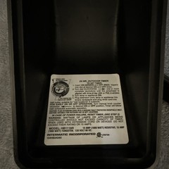 Intermatic 24 Hour Outdoor Timer Model HB1116R 1800 Watt 15 Amp Six Outlet Cover