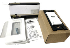 Leviton LVS-1W Z-MAX Low-Voltage Entry Station, 1-Button, 1-Gang, WHITE