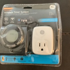 SUNSMART GE 26684 Wireless Indoor Single-Grounded Digital Timer SYSTEM – NEW 7