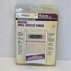 Intermatic SS5C Timer Wall Switch Digital Programmable 24 Hour 4 On/Off Settings
