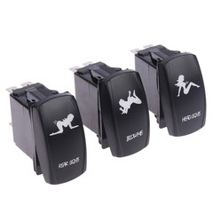 1pcs 5 Pin Car Boat Caravan Rocker Switches Waterproof 12V/24V Rocker Switch GA