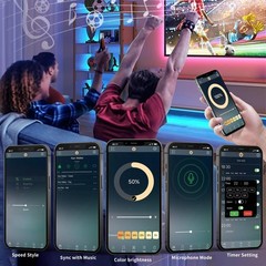Remote Controller for Single Color LED Strip Lights, 23-Key Bluetooth Remote …