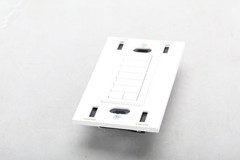 Lutron HQWA-W6BRLI-WH HomeWorks QS Wired seeTouch Keypad White – NEW