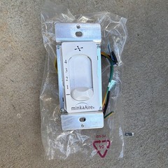 Minka-Aire UC9020 4-Speed Ceiling Fan Wall Control Switch White 120VAC