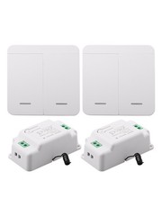 Long Range RF Wireless Light Control Kit Featuring Compact Design Receivers