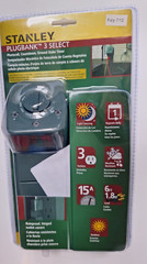 Stanley Outdoor Plug Bank 3 Outlets Auto Control Ground Stake Timer Rainproof