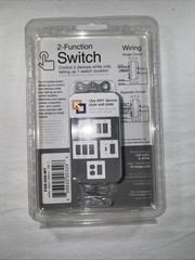 2-Function Rocker Combination Switch WHITE 120V 15A FSR-500 New