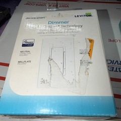 Leviton White Decora Dimmer w/ Z-Wave Tech, Works w/ Wink and SmartThings DZ6HD