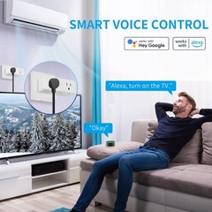 15A Dual Smart Plug, WiFi Outlet Extender, Smart Socket with Schedule&Timer, …