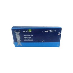 15 Amp Single-pole Switch, White (8-pack) | Leviton Switches Ac/ca Of Light
